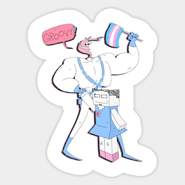 They're Trans now Sticker by FragBait313